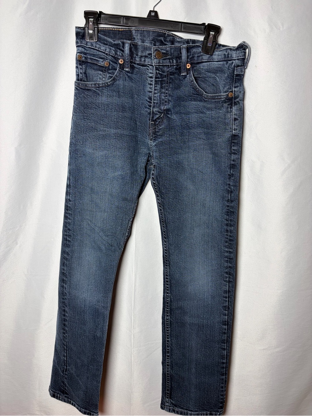Levi's Straight Leg Jeans in Washed Blue